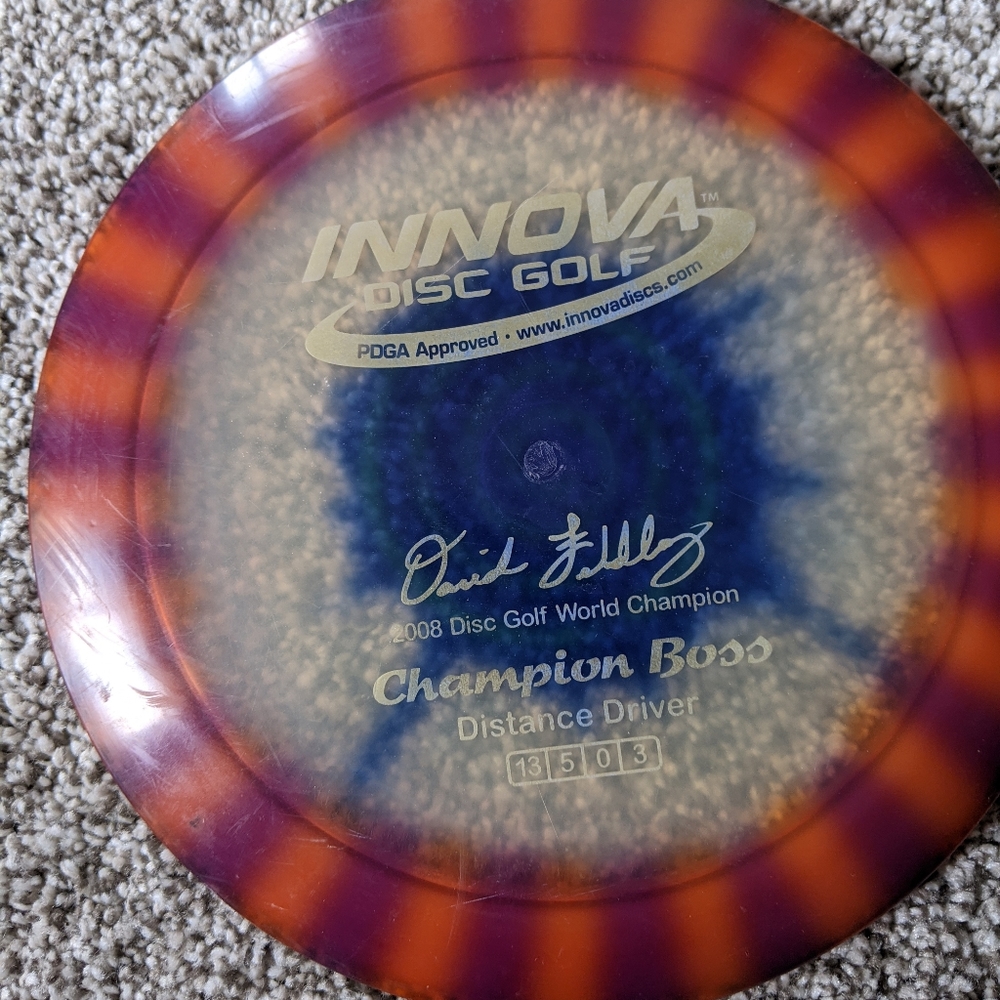 Disc Golf Disc - Dave Feldberg 2008 Boss
